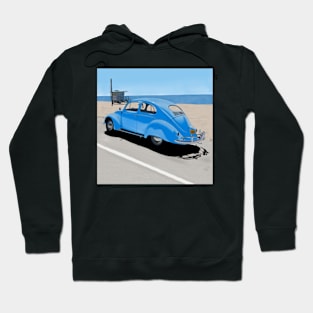 1956 Car Oval California Hoodie